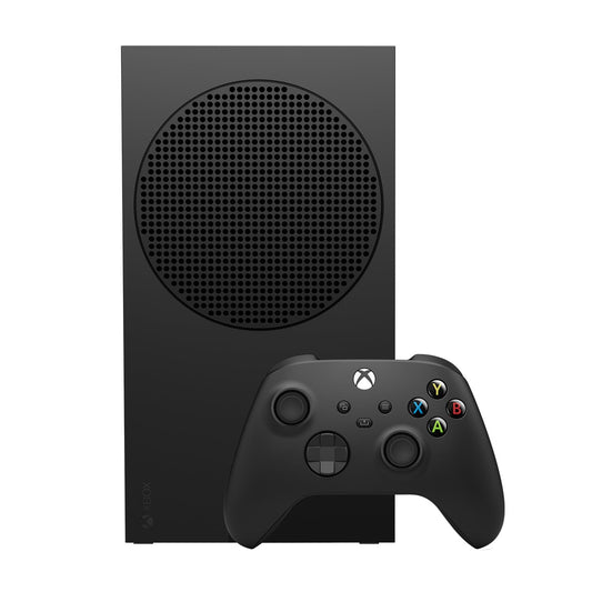 Microsoft Xbox Series S 1TB SSD Console Carbon Black - Includes Xbox Wireless Controller - Up to 120 frames per second - 10GB RAM 1TB SSD - Experience high dynamic range - Xbox Velocity Architecture